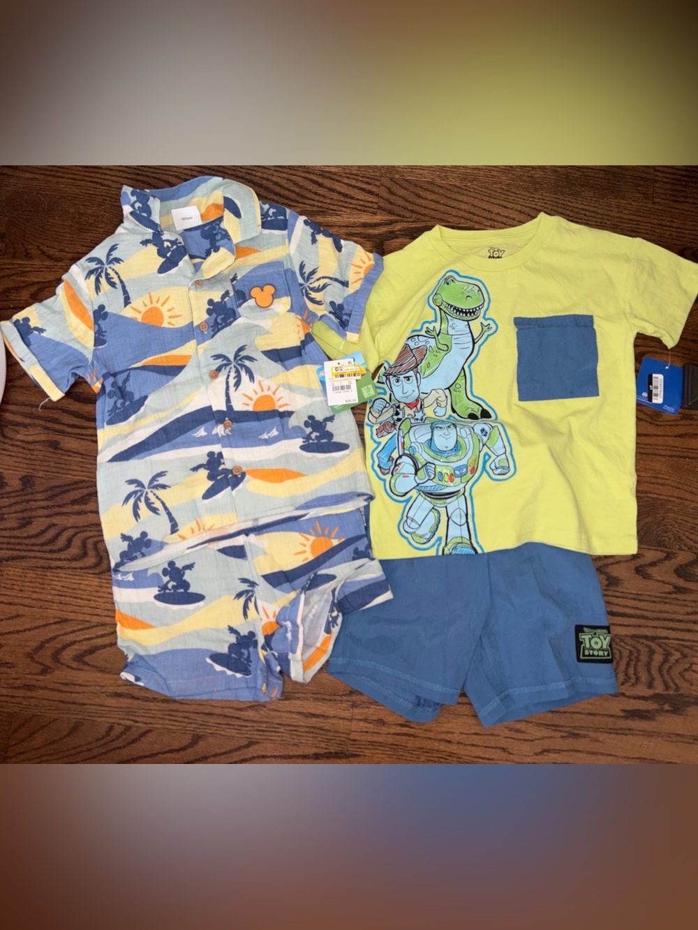 Disney Toy Story and Mickey Outfits